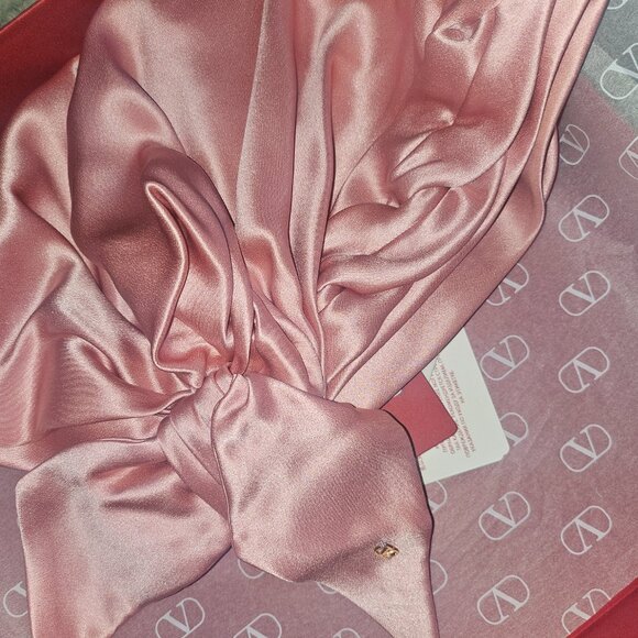 Valentino Garavani  turban scarf with silk braid
